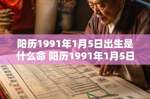 阳历1991年1月5日出生是什么命 阳历1991年1月5日出生是什么命人