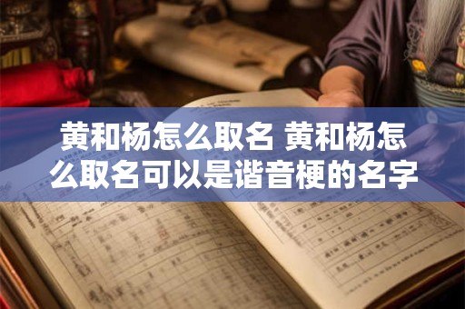 黄和杨怎么取名 黄和杨怎么取名可以是谐音梗的名字