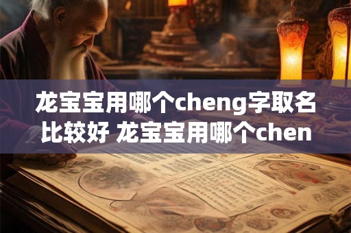 龙宝宝用哪个cheng字取名比较好 龙宝宝用哪个cheng字取名比较好听 龙宝宝用哪个cheng字取名比较好 龙宝宝用哪个cheng字取名比较好听