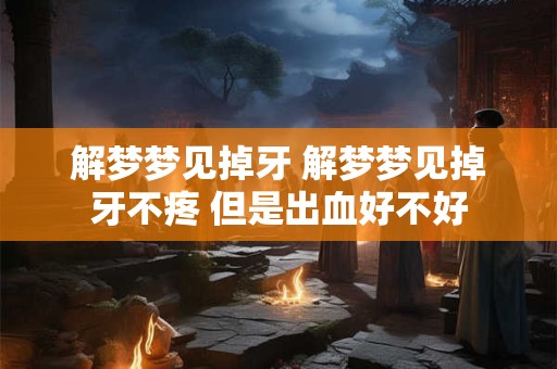 解梦梦见掉牙 解梦梦见掉牙不疼 但是出血好不好