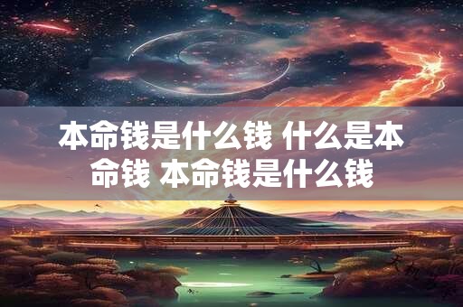 本命钱是什么钱 什么是本命钱 本命钱是什么钱