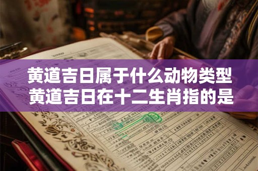 黄道吉日属于什么动物类型 黄道吉日在十二生肖指的是什么动物