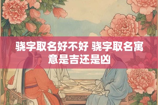 骁字取名好不好 骁字取名寓意是吉还是凶