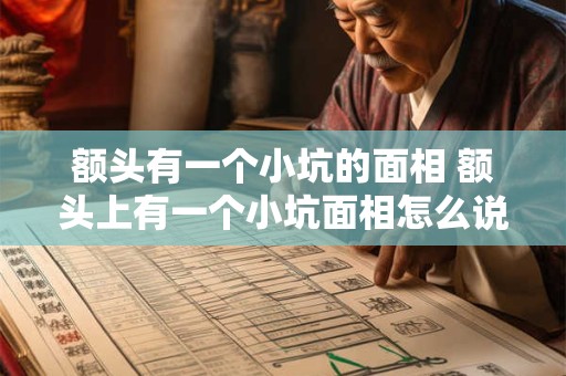 额头有一个小坑的面相 额头上有一个小坑面相怎么说