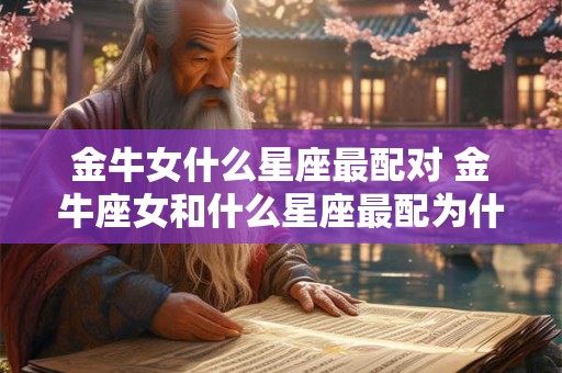 金牛女什么星座最配对 金牛座女和什么星座最配为什么这样说