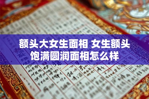 额头大女生面相 女生额头饱满圆润面相怎么样