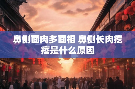 鼻侧面肉多面相 鼻侧长肉疙瘩是什么原因