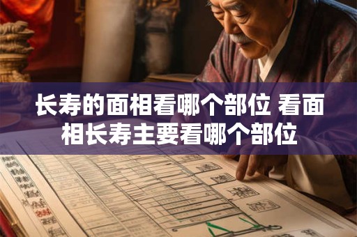 长寿的面相看哪个部位 看面相长寿主要看哪个部位