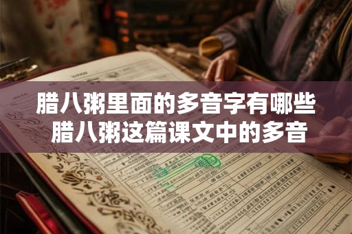 腊八粥里面的多音字有哪些 腊八粥这篇课文中的多音字有哪些