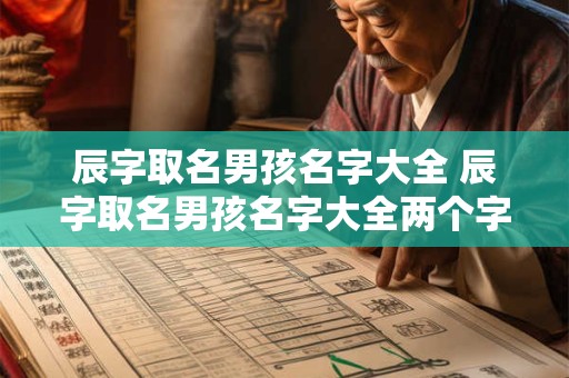 辰字取名男孩名字大全 辰字取名男孩名字大全两个字