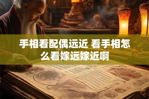 手相看配偶远近 看手相怎么看嫁远嫁近啊