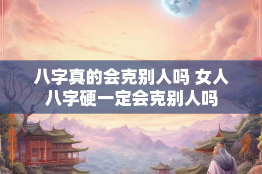 八字真的会克别人吗 女人八字硬一定会克别人吗
