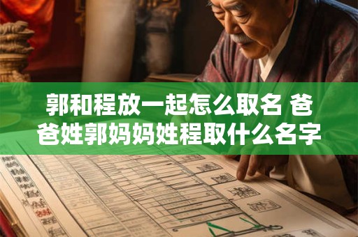 郭和程放一起怎么取名 爸爸姓郭妈妈姓程取什么名字