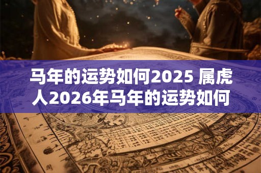 马年的运势如何2025 属虎人2026年马年的运势如何
