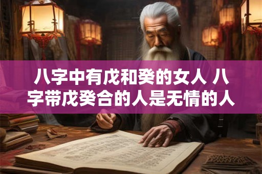 八字中有戊和癸的女人 八字带戊癸合的人是无情的人吗