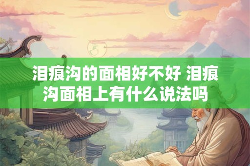 泪痕沟的面相好不好 泪痕沟面相上有什么说法吗