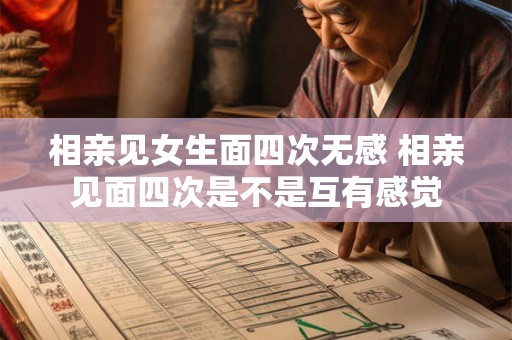 相亲见女生面四次无感 相亲见面四次是不是互有感觉