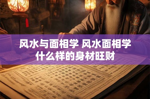 风水与面相学 风水面相学什么样的身材旺财