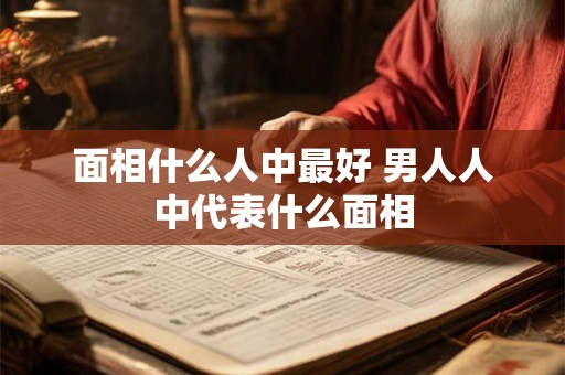 面相什么人中最好 男人人中代表什么面相