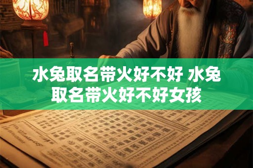 水兔取名带火好不好 水兔取名带火好不好女孩