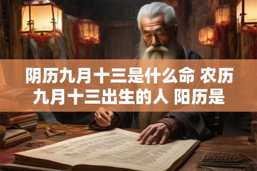 阴历九月十三是什么命 农历九月十三出生的人 阳历是几月几日