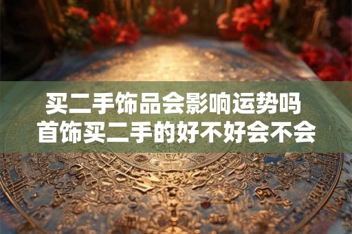 买二手饰品会影响运势吗 首饰买二手的好不好会不会倒霉