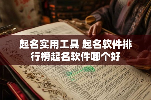 详细阅读:起名实用工具 起名软件排行榜起名软件哪个好 起名实用工具 起名软件排行榜起名软件哪个好