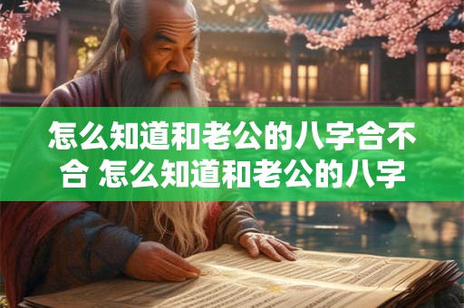 怎么知道和老公的八字合不合 怎么知道和老公的八字合不合婚姻