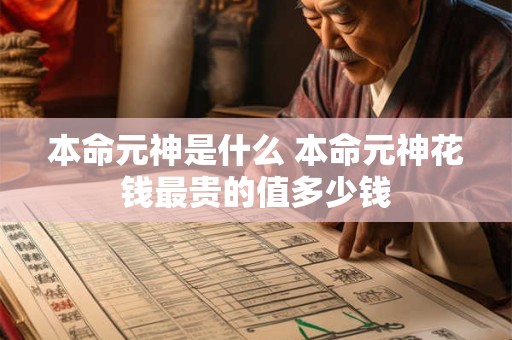 本命元神是什么 本命元神花钱最贵的值多少钱