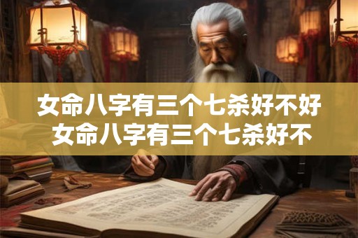 女命八字有三个七杀好不好 女命八字有三个七杀好不好呀