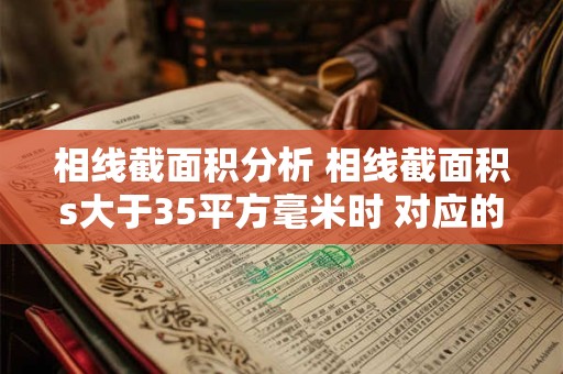 相线截面积分析 相线截面积s大于35平方毫米时 对应的地线应选择
