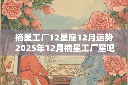 摘星工厂12星座12月运势 2025年12月摘星工厂星吧星座运势
