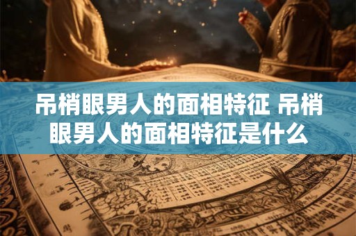吊梢眼男人的面相特征 吊梢眼男人的面相特征是什么