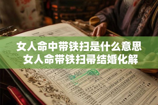 女人命中带铁扫是什么意思 女人命带铁扫帚结婚化解方法