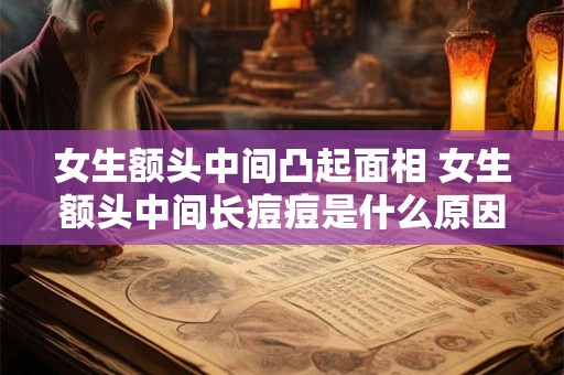 女生额头中间凸起面相 女生额头中间长痘痘是什么原因