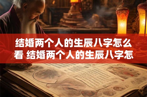 结婚两个人的生辰八字怎么看 结婚两个人的生辰八字怎么看出来