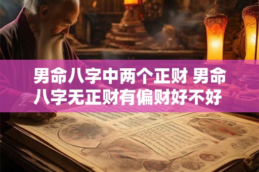 男命八字中两个正财 男命八字无正财有偏财好不好 命运怎么样