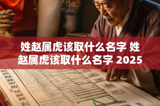 姓赵属虎该取什么名字 姓赵属虎该取什么名字 2025年优质好名最新版