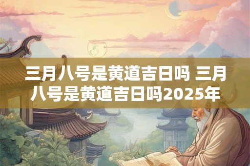 三月八号是黄道吉日吗 三月八号是黄道吉日吗2025年结婚
