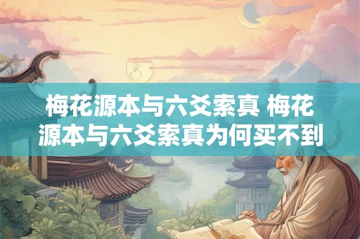 梅花源本与六爻索真 梅花源本与六爻索真为何买不到了