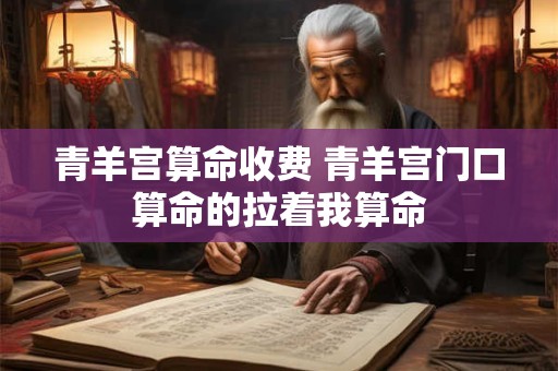 青羊宫算命收费 青羊宫门口算命的拉着我算命