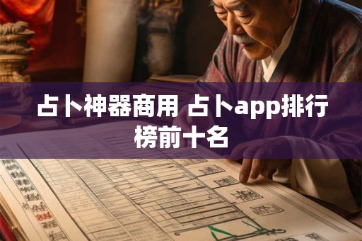 占卜神器商用 占卜app排行榜前十名