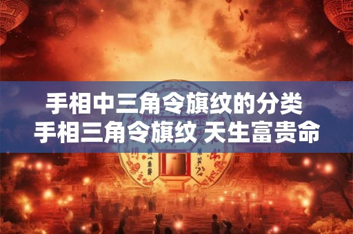 手相中三角令旗纹的分类 手相三角令旗纹 天生富贵命格 穷不过35岁 越老越...