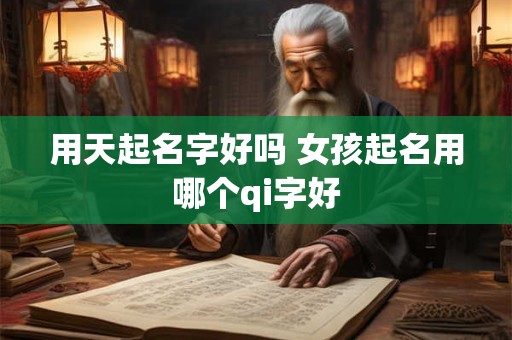 用天起名字好吗 女孩起名用哪个qi字好