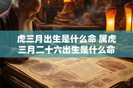 虎三月出生是什么命 属虎三月二十六出生是什么命