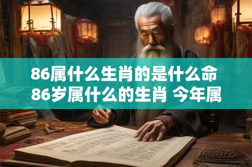 86属什么生肖的是什么命 86岁属什么的生肖 今年属什么