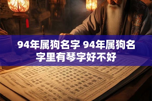 94年属狗名字 94年属狗名字里有琴字好不好