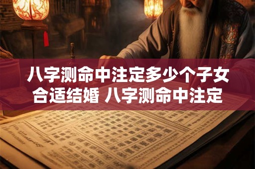 八字测命中注定多少个子女合适结婚 八字测命中注定多少个子女合适结婚呢