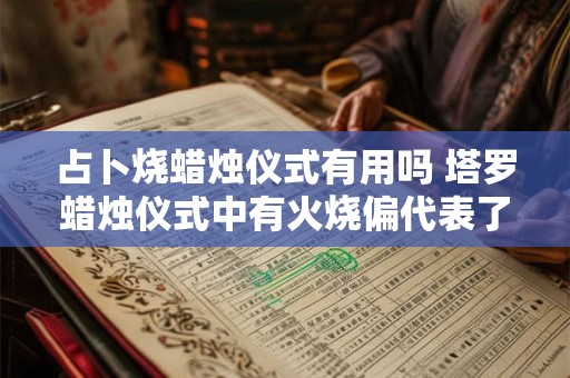 占卜烧蜡烛仪式有用吗 塔罗蜡烛仪式中有火烧偏代表了什么