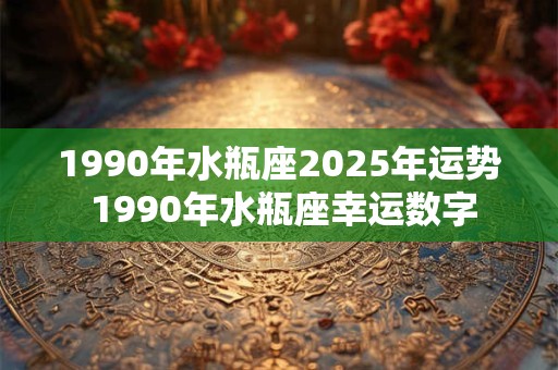 1990年水瓶座2025年运势 1990年水瓶座幸运数字